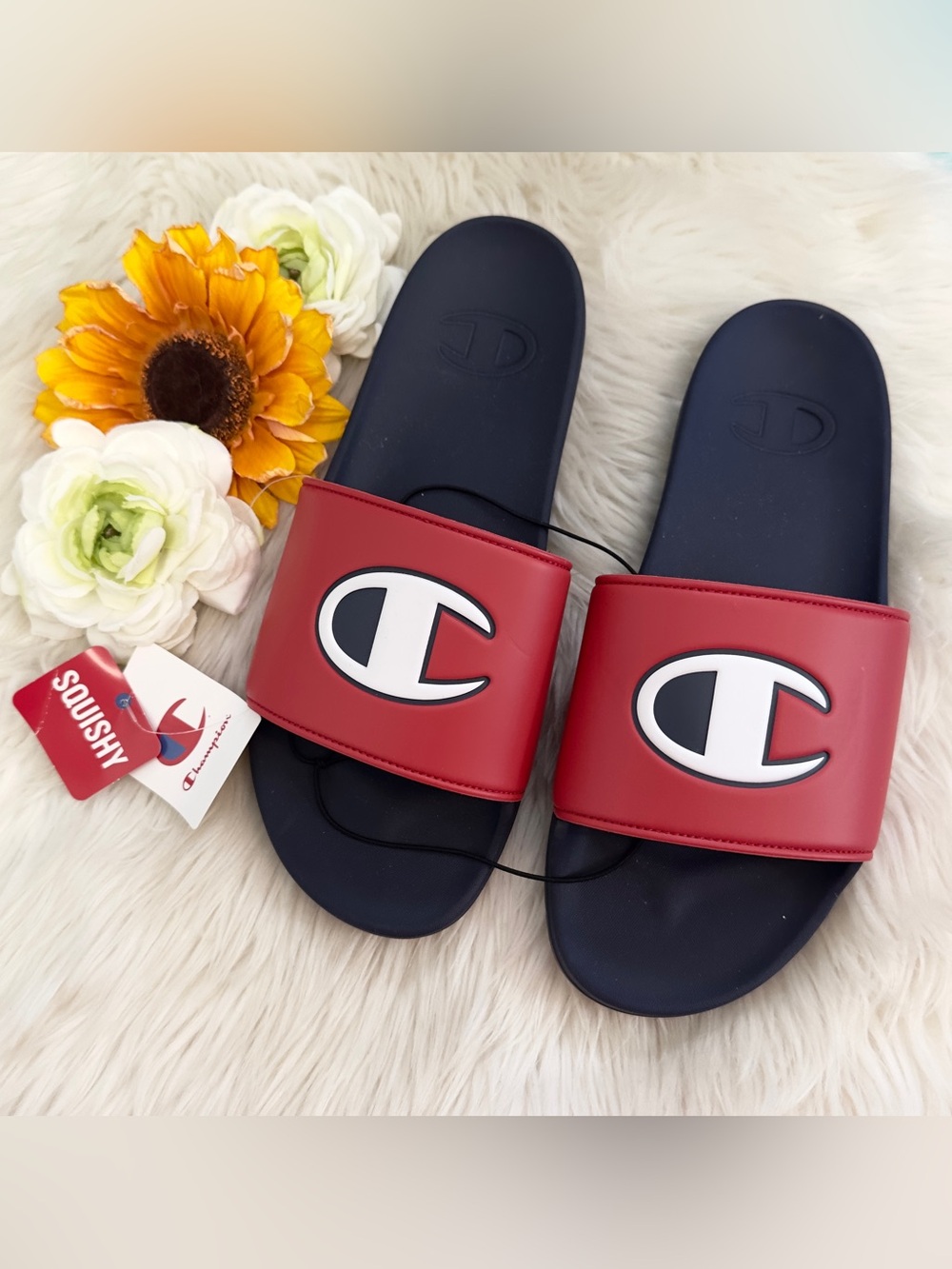 Men’s Champion Slide Sandals Sz 13 NEW!